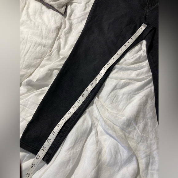 J Jill 12 petite washed black 5 pockets leggings - Picture 5 of 10